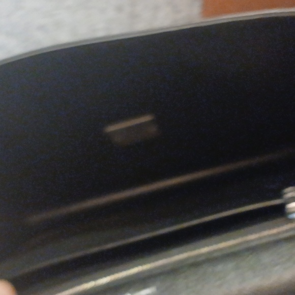 AUTHENTIC LOUIS VUITTON TAIGA SELENGA CLUTCH HAND BAG BLACK LEATHER - Picture 15 of 16